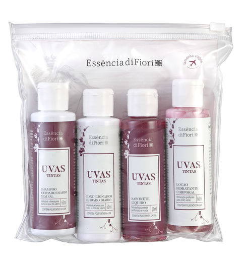 Kit Viagem Uvas Tintas 4 unidades